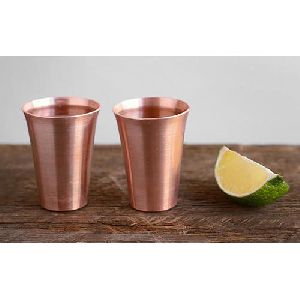 Copper Plain Glass Set