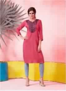 Designer Embroidered Kurti