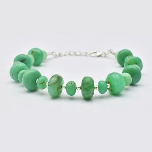 Chrysoprase Beads Bracelet