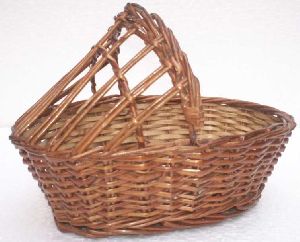 Bamboo Half Covered Basket
