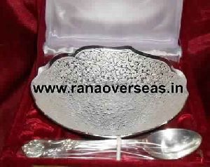 Silver Plated Dry Fruit Bowl Set