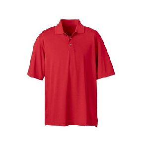 Pique Plain Sport Polo T Shirt