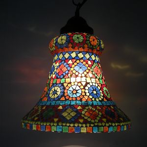 Unique Mosaic Glass Moroccan Ceiling Glass Lamps