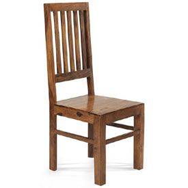 Sheesham Wood Cube Dining Chair