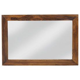 Sheesham Wood Cube Mirror Frame