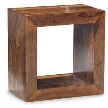 Sheesham Wood Cube Storage