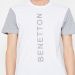 UNITED COLORS OF BENETTON Typographic Print Short Sleeves Slim Fit T-shirt