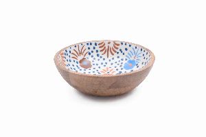 Handmade Round Wooden Bowl