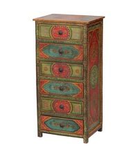 Indian painted cabinet