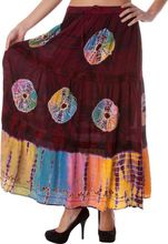 Dye Cotton Skirt