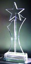 star glass Crystal Award