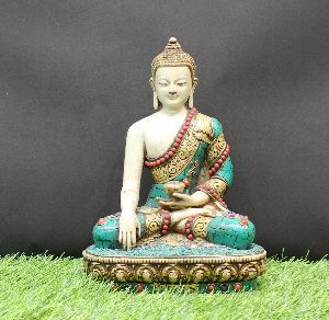 Brass Idol Medicine Buddha Statue
