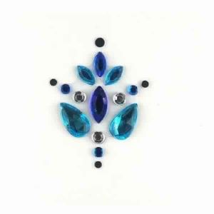 Face Jewel Blue Turquoise