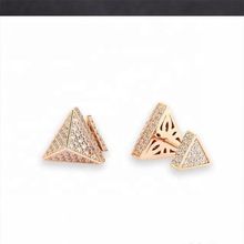 Rose Gold Plated CZ Studded Earring