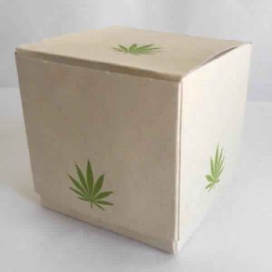 hemp paper printed green color hemp box