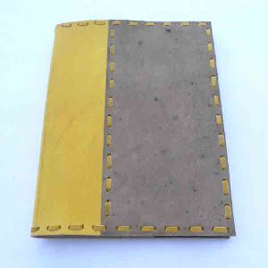 Refillable goat leather journal