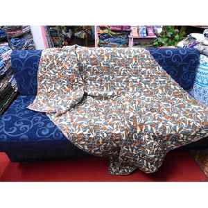 silk sari sofa bed cover blanket sari quilted blanke