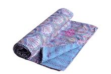 Handmade Kantha Bedspread