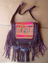 Ethnic Indian vintage handmade beautiful leather Hand Bag
