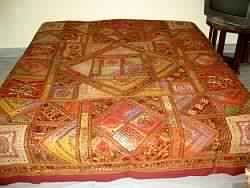Tribal Vintage Sari Bohemian Bedspreads-Bedding