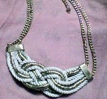 handmade rope necklace