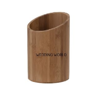 utensil holder wood