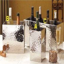 stainless steel bottle cooler champagne   ice bucket ice holder