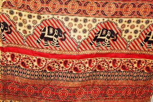 Vintage Ethnic Printed Fabric