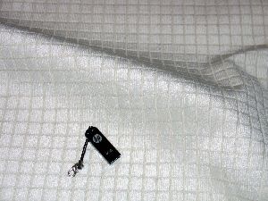 Viscose / Cotton Check Velvet