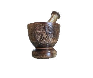 Wooden Mortar and pestle Set