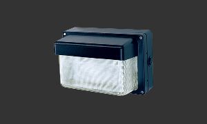 Corrosion resistant wall mounted luminaires with downward light distribution