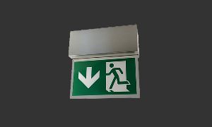 Surface and suspension mounted LED exit signs