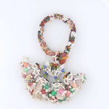 Indian Banjara boho Mirror beads bag/curtain/dress Jewelry tassels