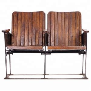 solid wood 2 seater Cinema Bench