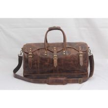 Genuine high quality leather duffel bags and vintage travelling bags