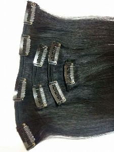 Clip on hair extension 4 piece set