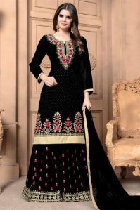 Sharara Embroidered Salwar Kameez
