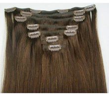 indian hair clip on brown