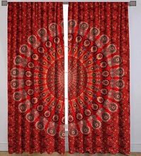 100% Printed Handmade Cotton Window Sheer Voile Curtain