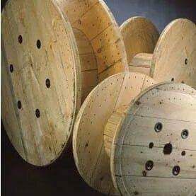 22 Inch Wooden Cable Drum