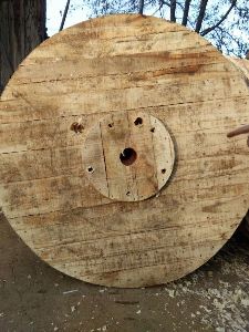 56 Inch Wooden Cable Drum