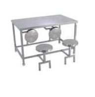 New Wood Worth Stainless Steel Canteen Tables
