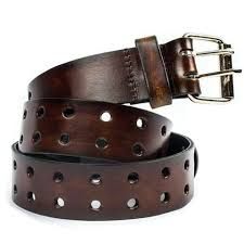 Double Holed Leather Belt