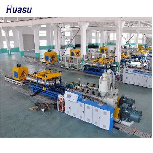 HDPE-PP-PVC Double Wall Corrugated Pipe Extrusion Line