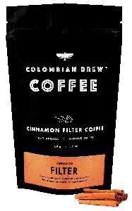 Colombian Brew - Cinnamon Ground Coffee (Filter Coffee, 100% Arabica) - 100g