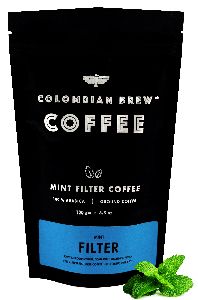 Colombian Brew - Mint Instant Coffee, No Sugar, Vegan - 100g