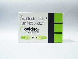 Ovidac HCG injection  (Available 2000 I.U, 5000 I.U, 10000 I.U)