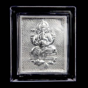 999 Silver Ganesh Frame