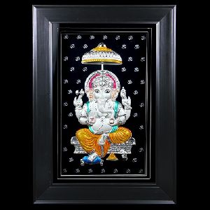 Designer Ganesh Frame With Led Light