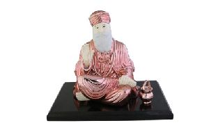 Guru Nanak Glossy Rosegold Pink Statue